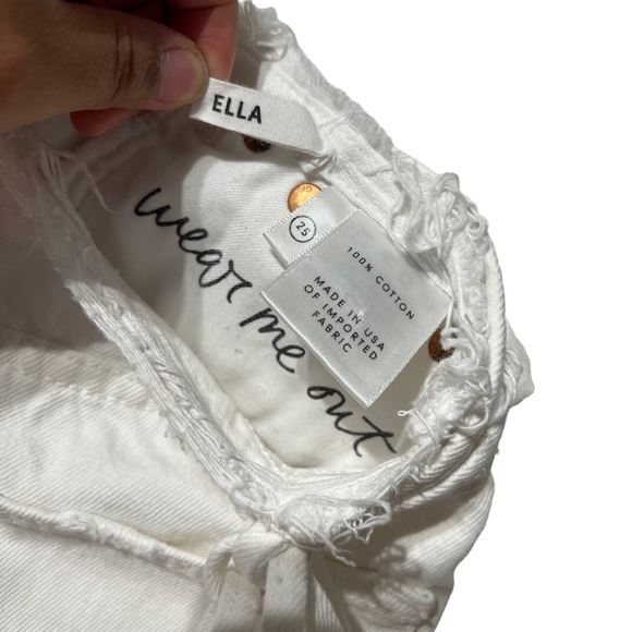 GRLFRND x Revolve Ella Reconstructed Wrap Skirt Size 25 - Picture 9 of 12